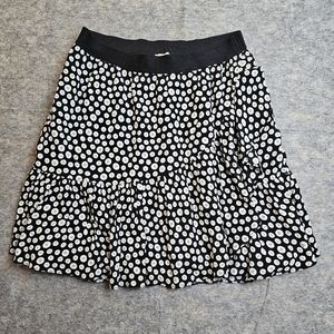 Anthropologie Maeve skirt women’s medium m button ruffle